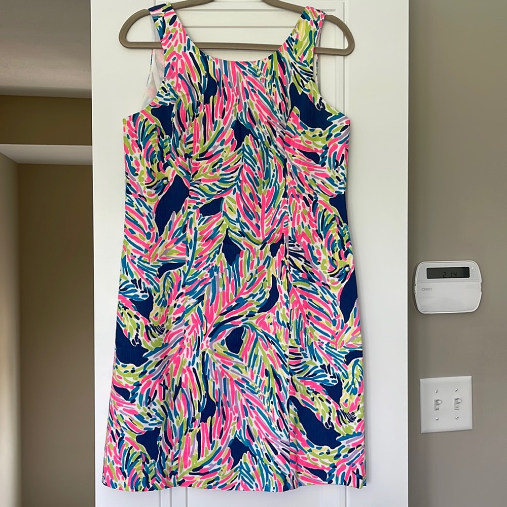 Lilly Pulitzer, Cathy Shift Dress, Multicolor Pattern, Size 6, EUC, Worn twice.